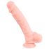 Medicinsk silikon-dildo (24 cm) - naturlig