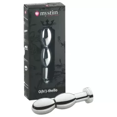mystim O(h!)-thello - elektro analkula plugg - silver