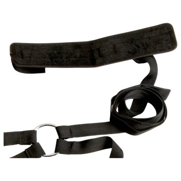 Fifty Shades of Grey - bondage set - handfängsel ögonbindel flogger grå