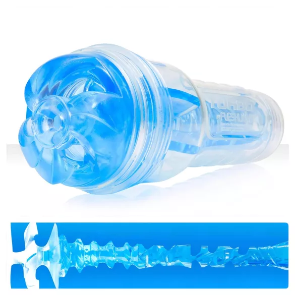 Fleshlight Turbo Thrust - onaniprodukt med sugfunktion - blå