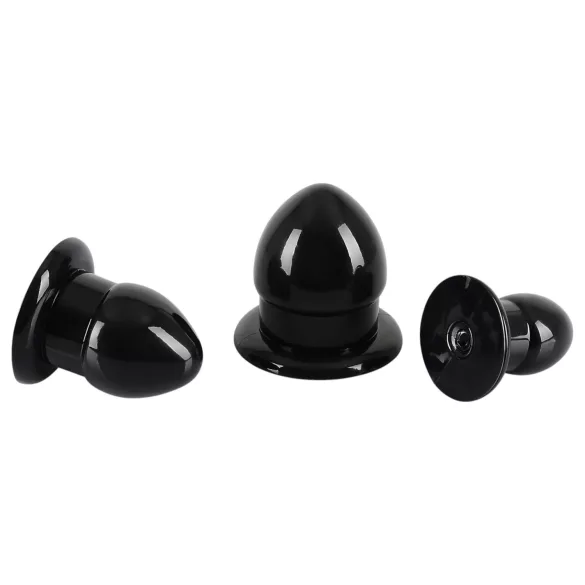 You2Toys - Stretching Plug Kit - analpluggsset - 3 st (svart)