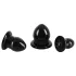 You2Toys - Stretching Plug Kit - analpluggsset - 3 st (svart)