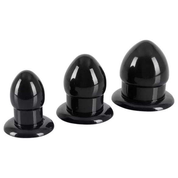 You2Toys - Stretching Plug Kit - analpluggsset - 3 st (svart)