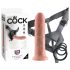 King Cock Strap-on 8 - strap-on dildo - naturfärg