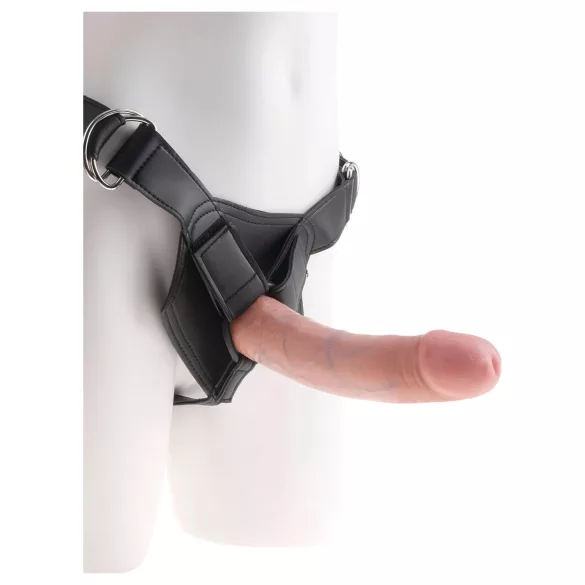King Cock - strap-on dildo - 8 tum - natur