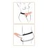 Fetisch Strap-on 9 - påspänningsbar dildo (natur)