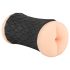 Nature Skin - realistisk vaginal & anal mastubator (natur/svart)