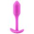 b-Vibe Snug Plug 1 - Analplugg med vikt (55g) - rosa