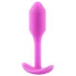 b-Vibe Snug Plug 1 - analplugg med inre vikt (55 g, rosa)