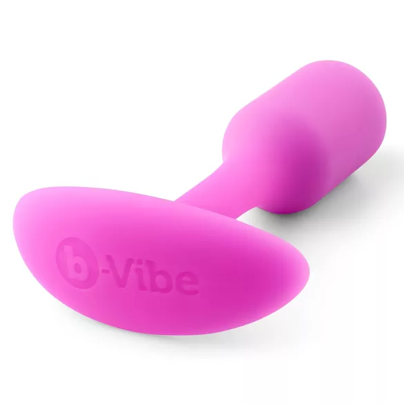 b-Vibe Snug Plug 1 - analplugg med inre vikt (55 g, rosa)