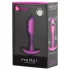 b-Vibe Snug Plug 1 - analplugg med inre vikt (55 g, rosa)