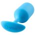 b-vibe Snug Plug 3 - Dubbel analkula (180g) - Blå