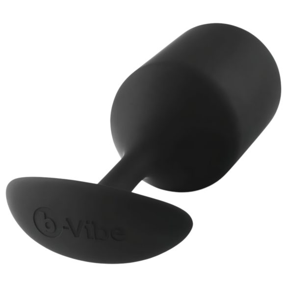 b-vibe - analplugg med dubbla kulor - 257g - svart