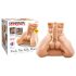 Fuck Me Silly - knästående manlig torso masturbator