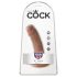 King Cock - dildo 15 cm - realistisk - brun