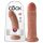 King Cock 20 cm Dildo - Mörk Natur