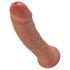 King Cock 20 cm Dildo - Mörk Natur