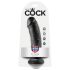 King Cock - dildo 20 cm - realistisk svart