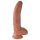King Cock - dildo med pung - 23 cm - brun