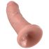 King Cock - dildo 20 cm - naturfärg