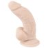 Naturtrogen dildo med sugkopp - liten