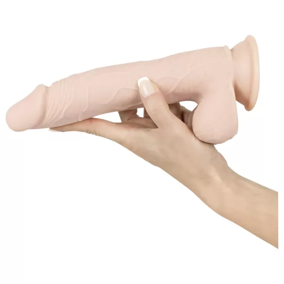 Nature Skin - realistisk dildo med sugpropp (naturell, medium)
