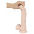 Nature Skin - realistisk dildo med sugkopp - natur (medium)