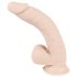 Nature Skin - realistisk dildo med sugkopp - natur (medium)