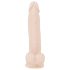 Nature Skin - realistisk dildo med sugkopp - hudfärgad medium