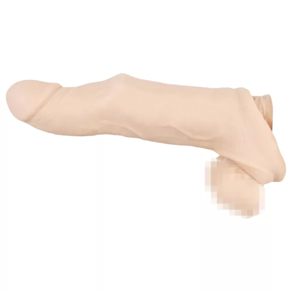 Nature Skin - Penisförlängare med erektionsring - realistisk hudfärg