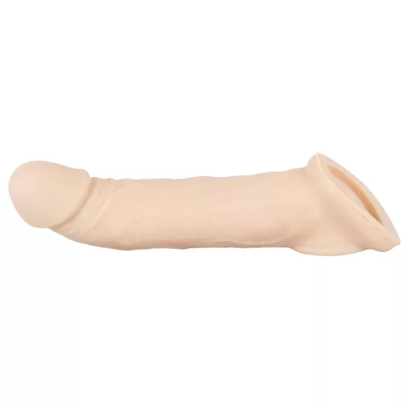Nature Skin - Penisförlängare med erektionsring - realistisk hudfärg
