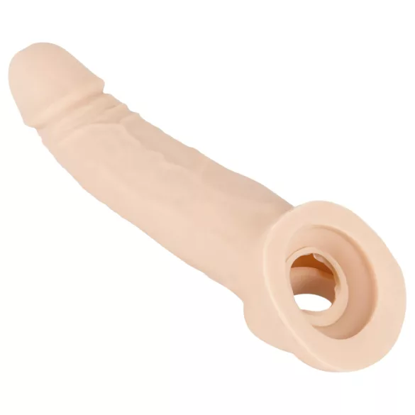 Nature Skin - Penisförlängare med erektionsring - realistisk hudfärg