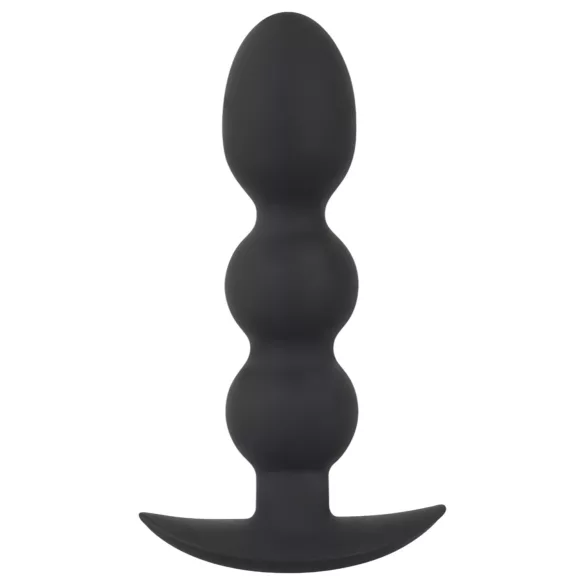 Black Velvets - analplug med kulor - tung 145g - svart