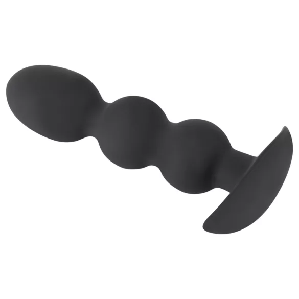 Black Velvets - analplug med kulor - tung 145g - svart