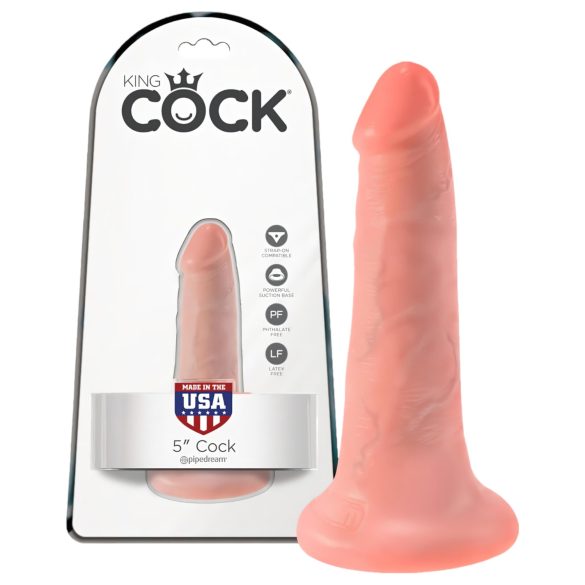 King Cock - dildo - realistisk - natur - 13 cm