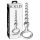 Icicles No. 67 - Rund Glasdildo (Genomskinlig)