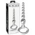 Icicles No. 67 - Rund Glasdildo (Genomskinlig)
