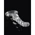 Icicles No. 67 - Rund Glasdildo (Genomskinlig)
