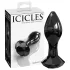Icicles No. 78 - analplugg glas konformad svart