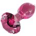 Icicles No. 79 - Rosa Konisk Glas Analplugg