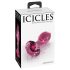Icicles No. 79 - Rosa Konisk Glas Analplugg