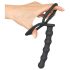 Black Velvet - Dubbel njutning: analdildo & penisring (svart)