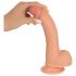 realistixxx - dildo med sugkopp - realistisk - 22 cm - natur