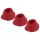 Womanizer - reservmunstycke set - Premium M - röd (3 st)