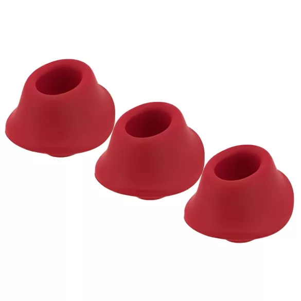 Womanizer - reservmunstycke set - Premium M - röd (3 st)