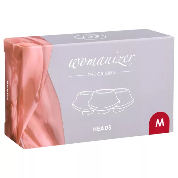Womanizer - reservmunstycke set - Premium M - röd (3 st)