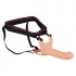 You2Toys - strap-on dildo med hålrum - medium - naturfärg