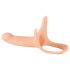 You2Toys - Strap-on M - ihålig dildo med remmar - naturlig