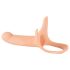 You2Toys - Strap-on - ihålig dildo (stor) - naturfärg