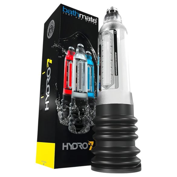 Bathmate Hydro7 - Effektiv vattendriven penispump (transparent)